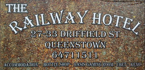 The Railway Hotel Queenstown - Accommodation Nelson Bay 0