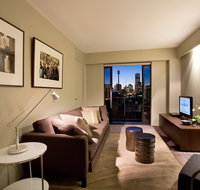 Overlooking the city's silhouette - Accommodation Nelson Bay
