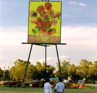 Van Gogh Sunflower Painting - Accommodation Nelson Bay