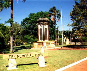 Esk War Memorial And Esk Memorial Park - Accommodation Nelson Bay 0