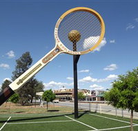 Barellans Big Tennis Racquet - Accommodation Nelson Bay