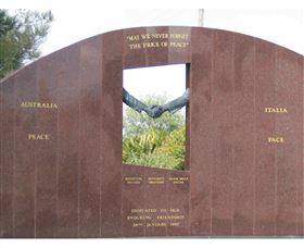 Cowra Italy Friendship Monument - Accommodation Nelson Bay 0