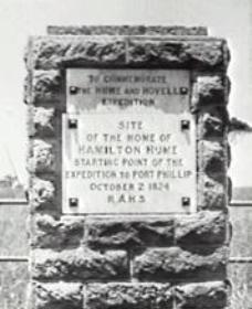 Hume And Hovell Monument Appin - Accommodation Nelson Bay 1