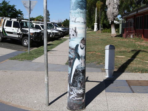 Capella Light Pole Murals - Accommodation Nelson Bay 0