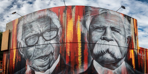 Shepparton Aboriginal Street Art Project Murals - Accommodation Nelson Bay 1