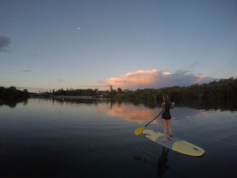 Paddleboard At Back Creek South West Rocks - Accommodation Nelson Bay 1