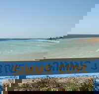 Simms Cove lookout and beach Moonta Bay - Accommodation Nelson Bay