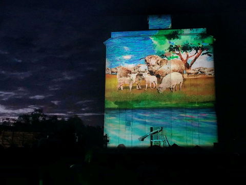 Quorn Silo Light Show - Accommodation Nelson Bay 0