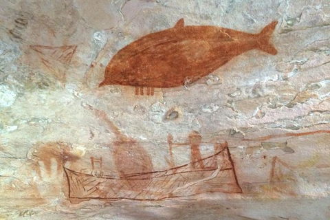 Groote Eylandt Tour: Hanging Rock Cave Paintings - Accommodation Nelson Bay 3
