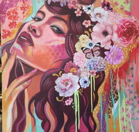 Mixed Media Art Class - Accommodation Nelson Bay