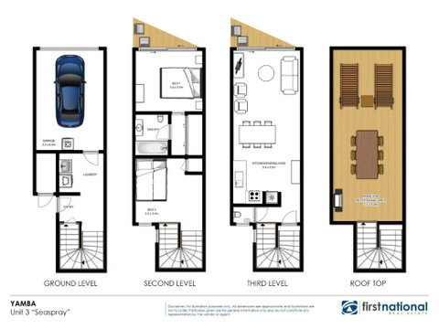 Seaspray 3 Straight Across The Road From Main Beach Yamba - Accommodation Nelson Bay 1