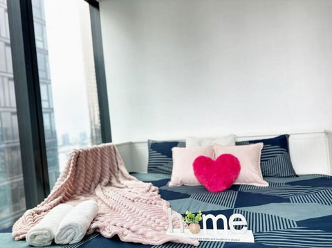 AUS 3415 - 2BR Luxurious Suite FREE PARKING Near Yarra River And Crown - Accommodation Nelson Bay 3
