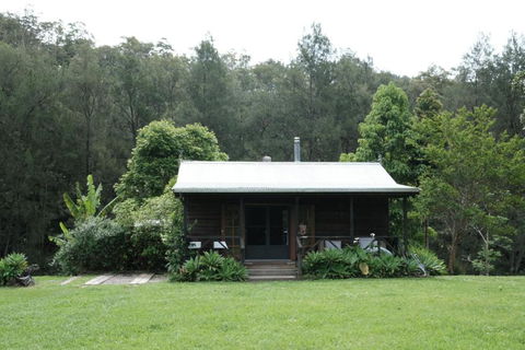 Romantic Wooden Nature Cabin Overlooking Forest & Crystal Clear River - Accommodation Nelson Bay 0