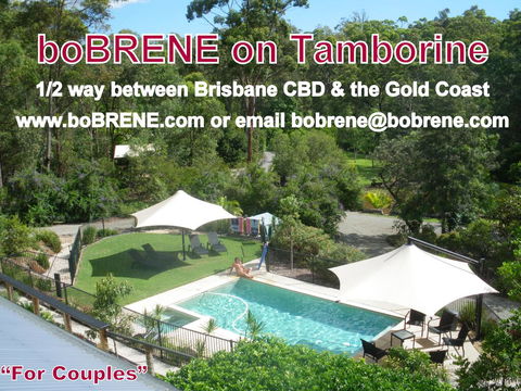 BoBRENE On Tamborine Nude Retreat - Cosy Chalet - Accommodation Nelson Bay 0