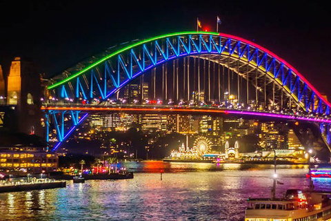 Vivid 90-Minute Sydney Harbour Intimate Catamaran Cruise With Canapes - Accommodation Nelson Bay 0