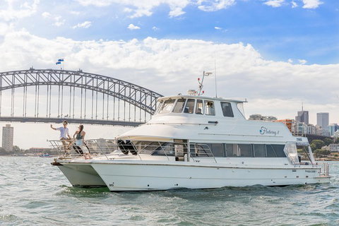 Vivid 90-Minute Sydney Harbour Intimate Catamaran Cruise With Canapes - Accommodation Nelson Bay 1