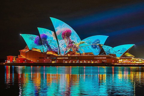 Vivid 90-Minute Sydney Harbour Intimate Catamaran Cruise With Canapes - Accommodation Nelson Bay 2