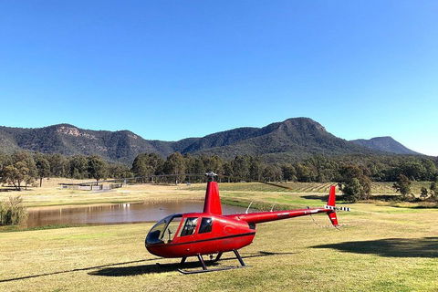 Private Helicopter Flight To Hunter Valley With A La Carte Lunch - For 2 - Accommodation Nelson Bay 2