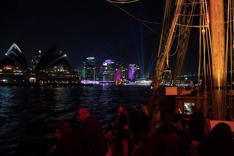 Vivid Tall Ships Dinner Cruise On Sydney Harbour - Accommodation Nelson Bay 4