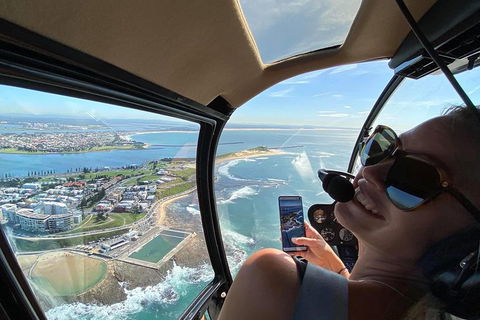 25-30 Minute Newcastle & Macquarie Helicopter Shared Flight - Accommodation Nelson Bay 5